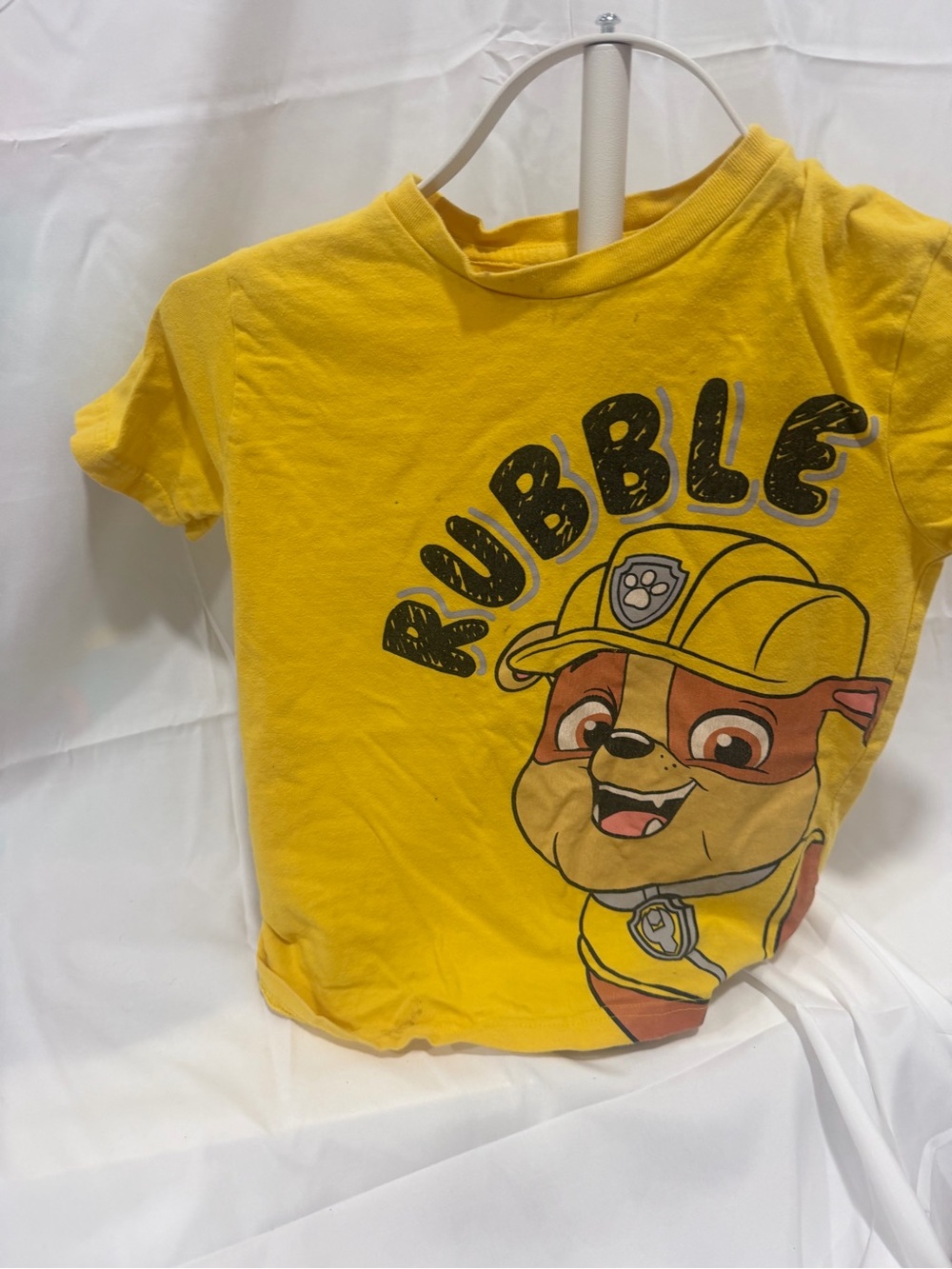 Paw Patrol Rubble Yellow Short Sleeve Tee